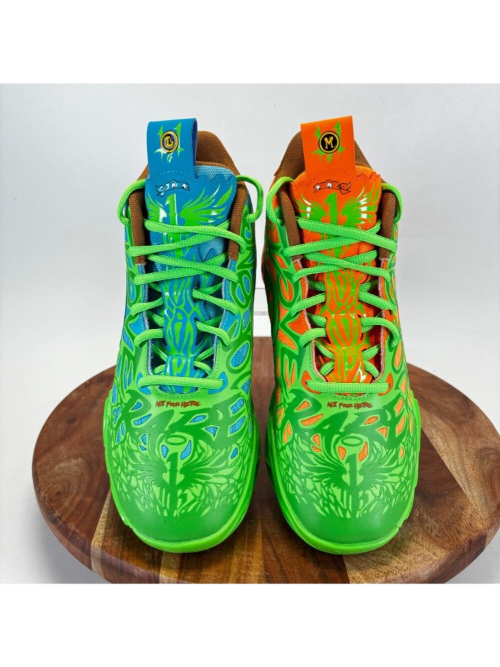 Puma Lamelo Ball MB 04 Mn 8.5 Teenage Mutant Ninja Turtles Leonardo Michelangelo - Picture 3 of 10